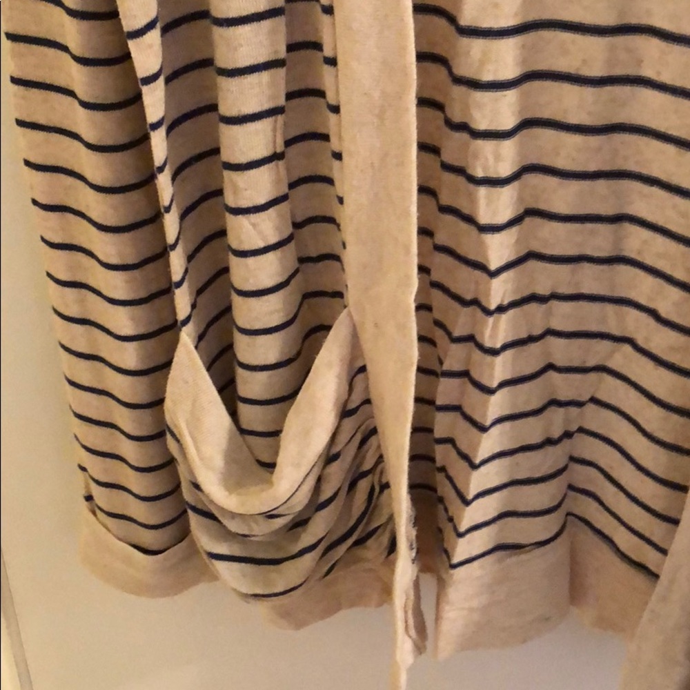 Lush Blue & Cream Stripe Sweater - Picture 2 of 3